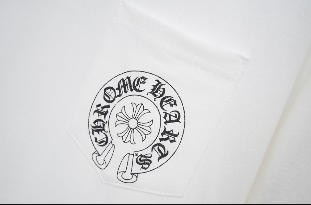 White Gothic Cross Tee