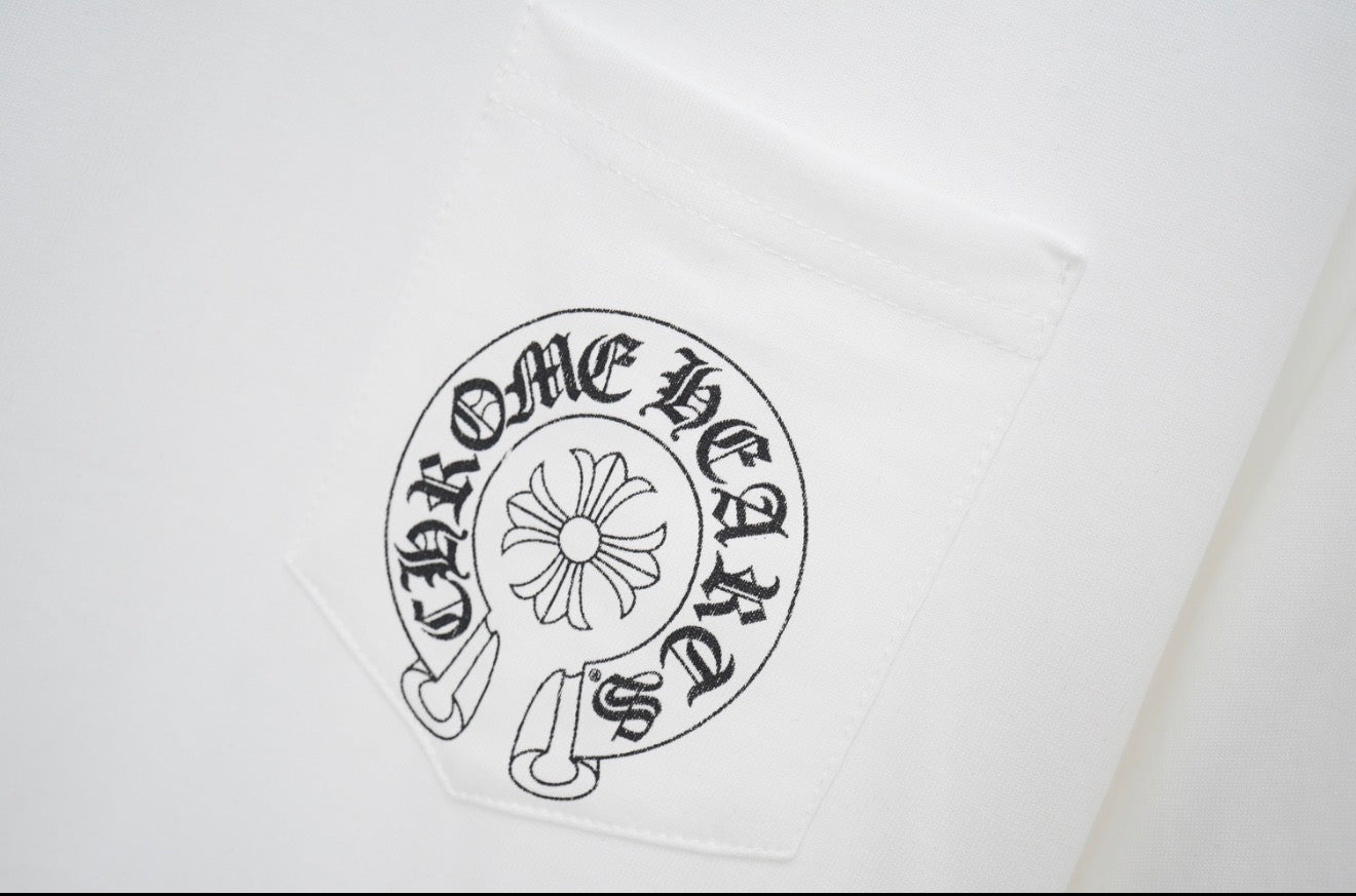 White Gothic Cross Tee