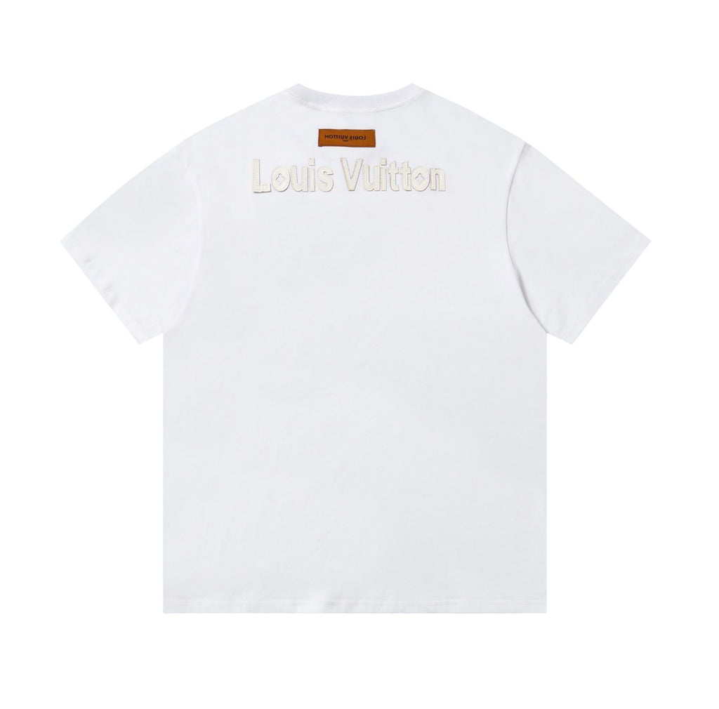 White Monogram Tee – Premium Edition