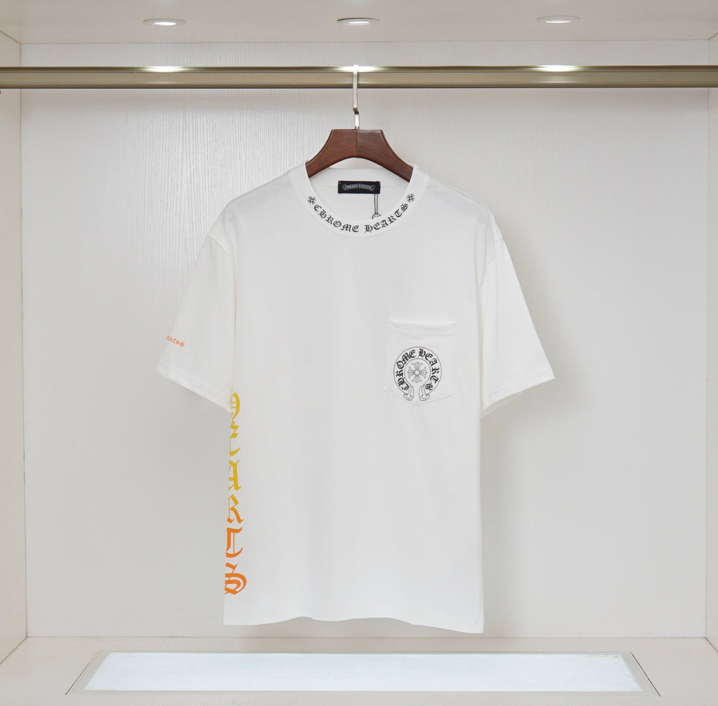 White Gothic Cross Tee