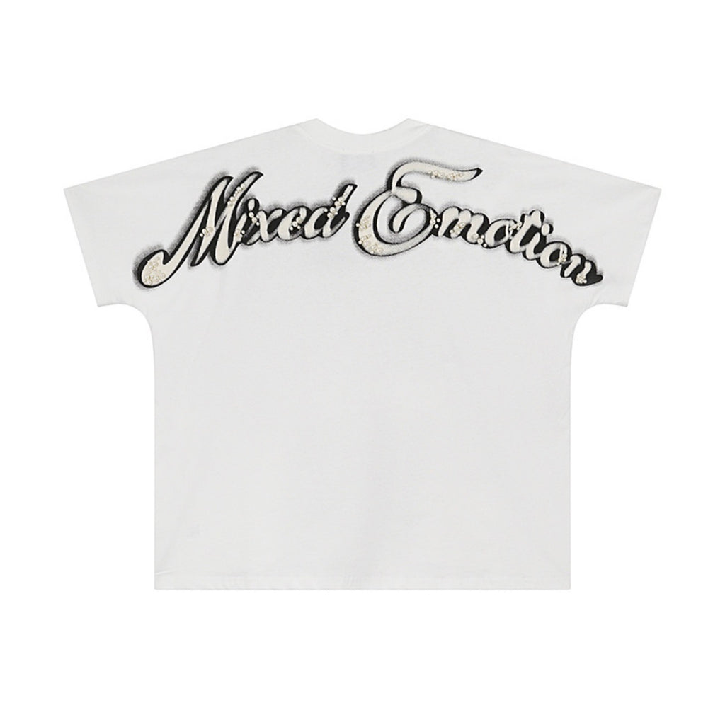White Shadow Graphic Tee – Premium Fit