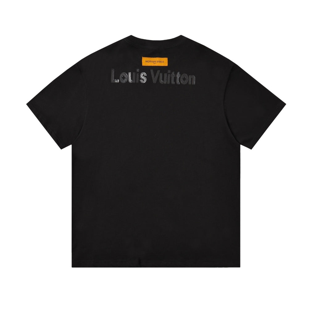 Black Monogram Oversized Tee