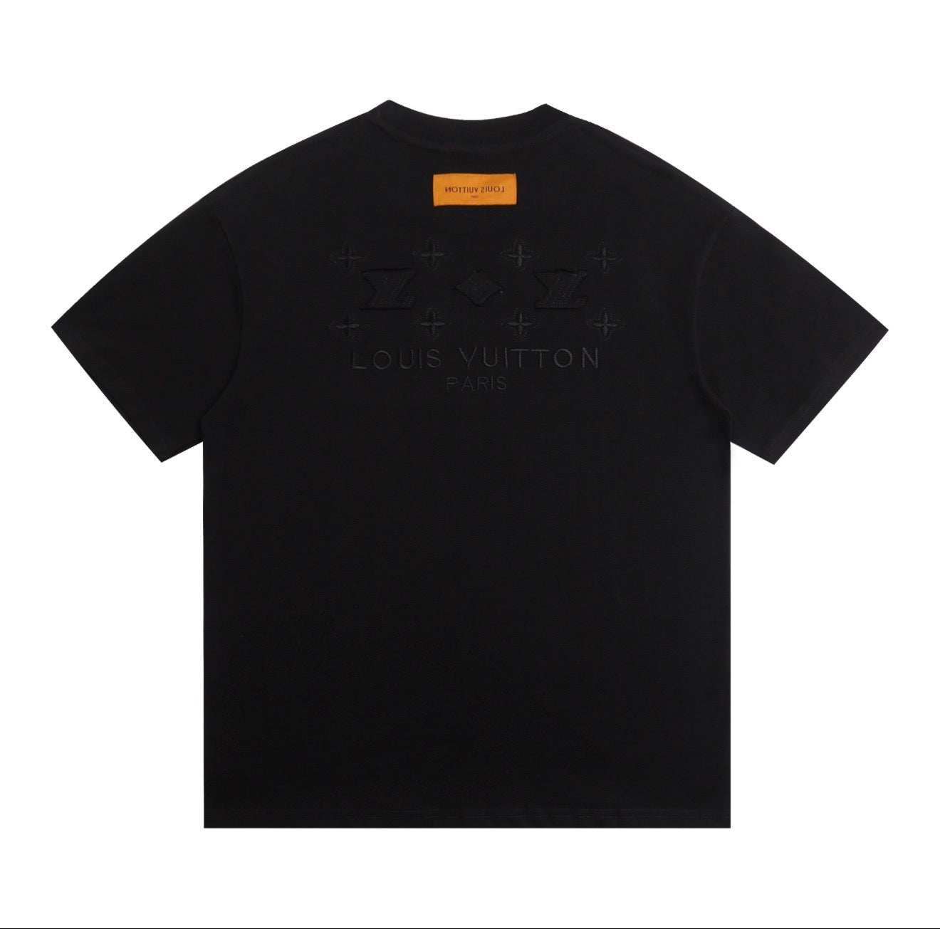 Black Monogram Oversized Tee – Premium Edition