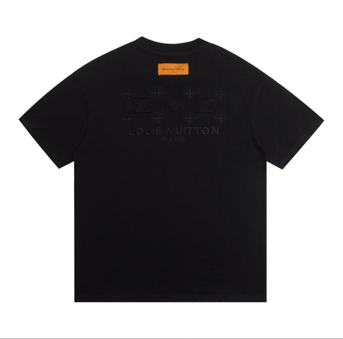 Black Monogram Oversized Tee – Premium Edition
