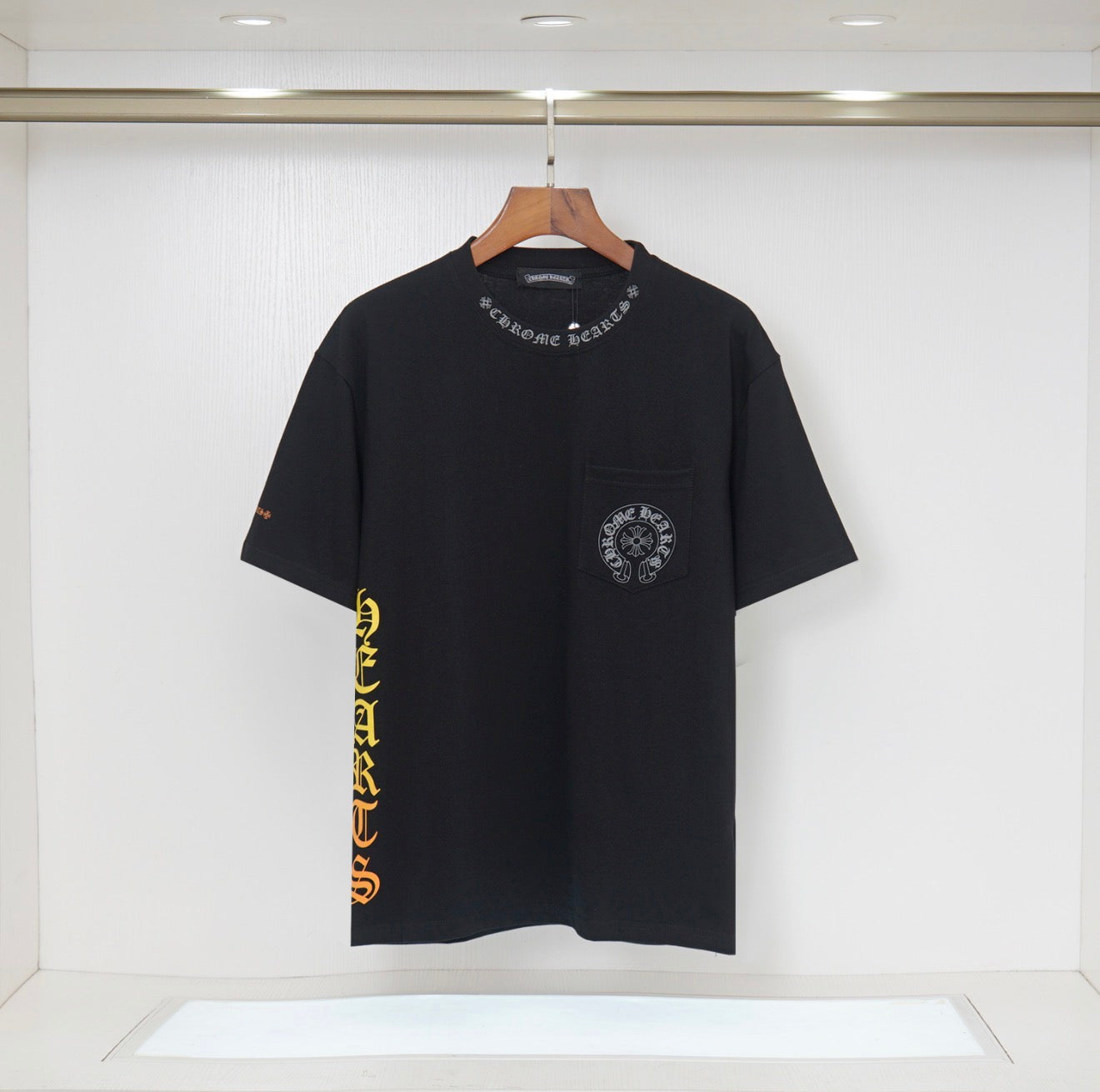Black Cross Street Tee – Premium Fit