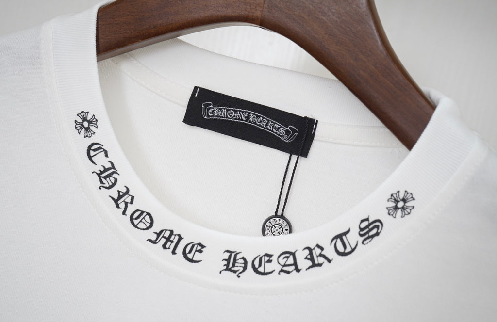 White Gothic Cross Tee