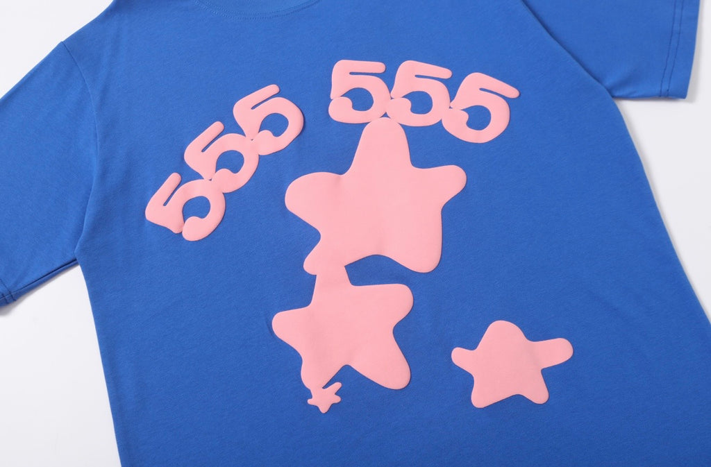 Blue Web Graphic Tee – Street Edition