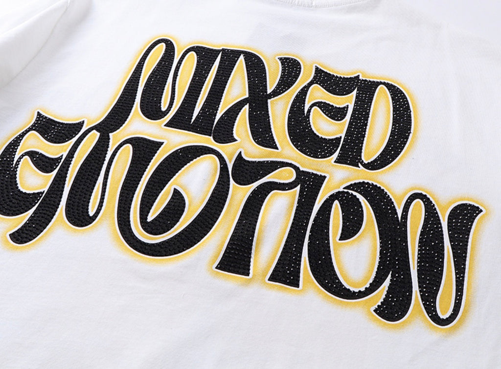 Vintage Emotion White Tee – Street Edition