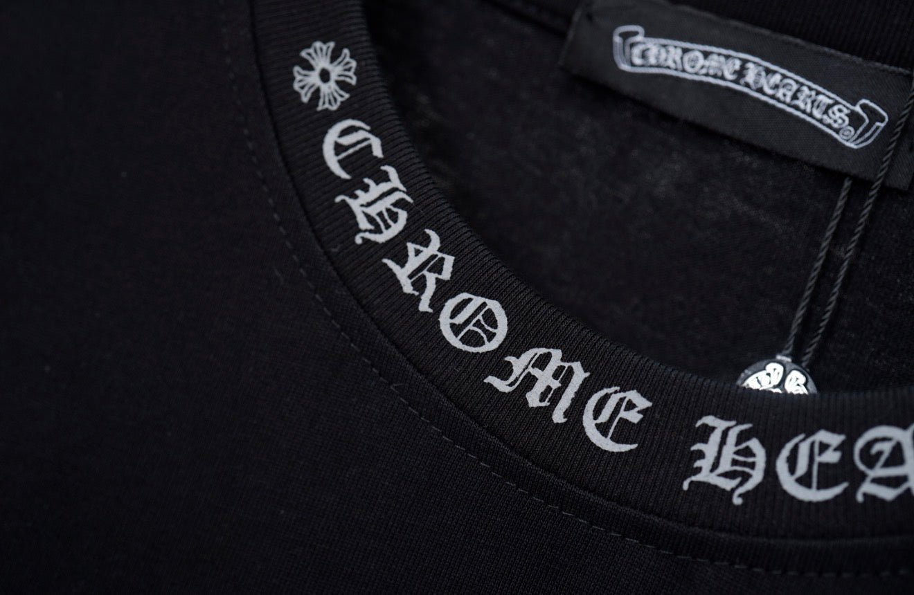 Black Cross Street Tee – Premium Fit