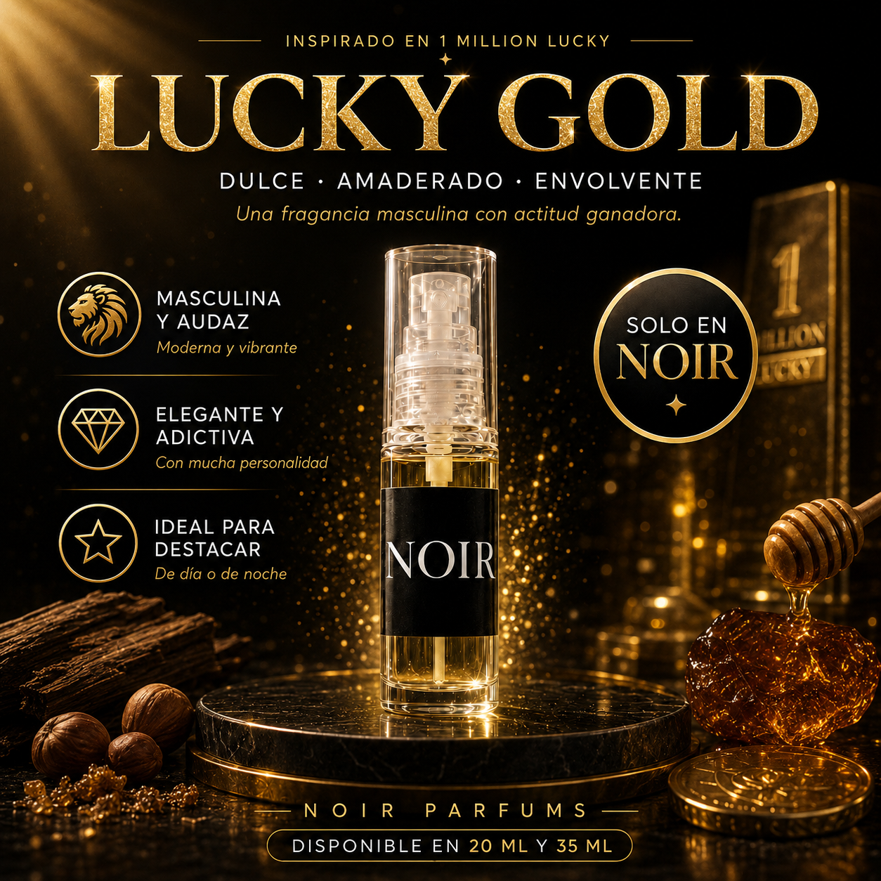Lucky Gold – Inspiración masculina