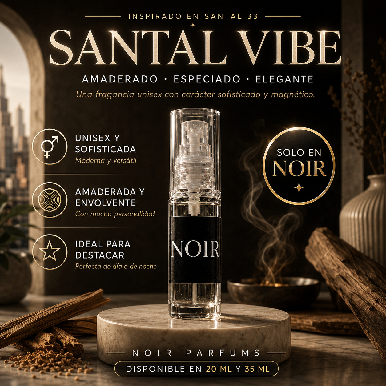 Santal Vibe – Inspiración unisex